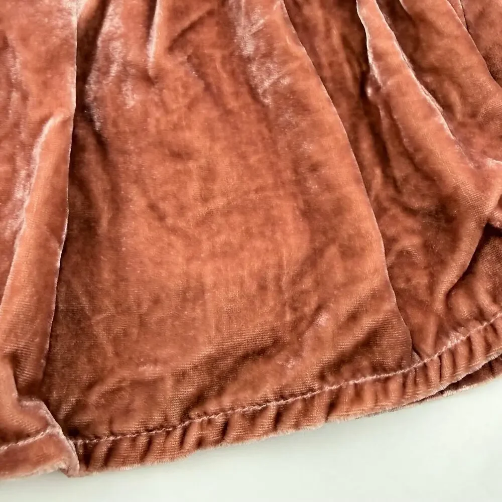 Noralee Pink Velvet Adeline Dress, Size 6